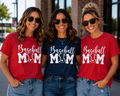 Baseball Mom (Red, Navy, Royal Blue)