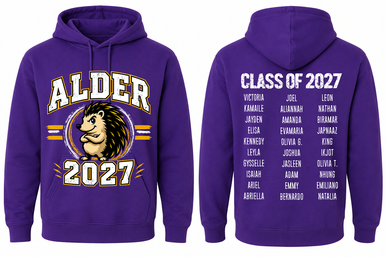 Alder Youth Purple Hoodie