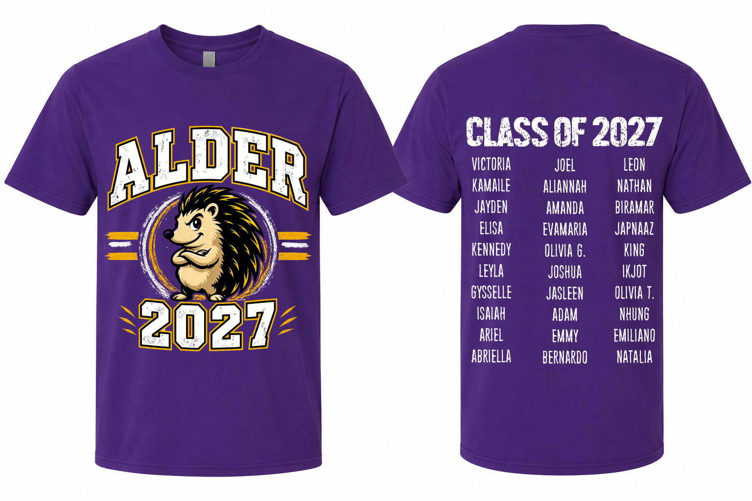 Alder Youth Purple TShirt