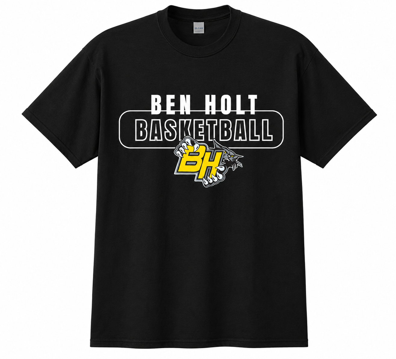 Boys Basketball Crewneck Youth T-Shirt