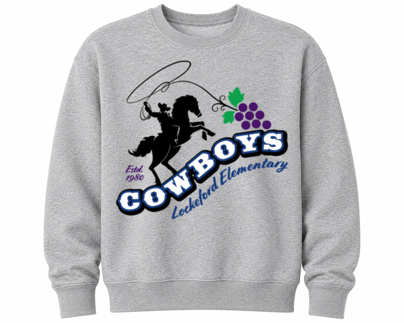 Lockeford Crewneck Sweatshirt Original Logo