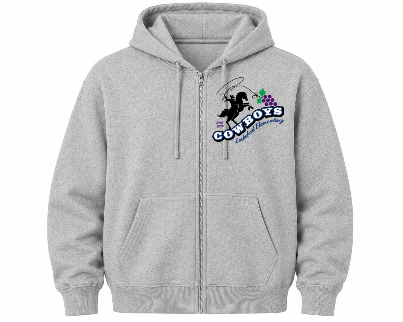 Lockeford Zip Up Original Logo