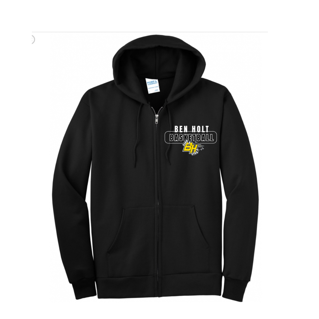 BHA Basketball Zip-up Hoodie