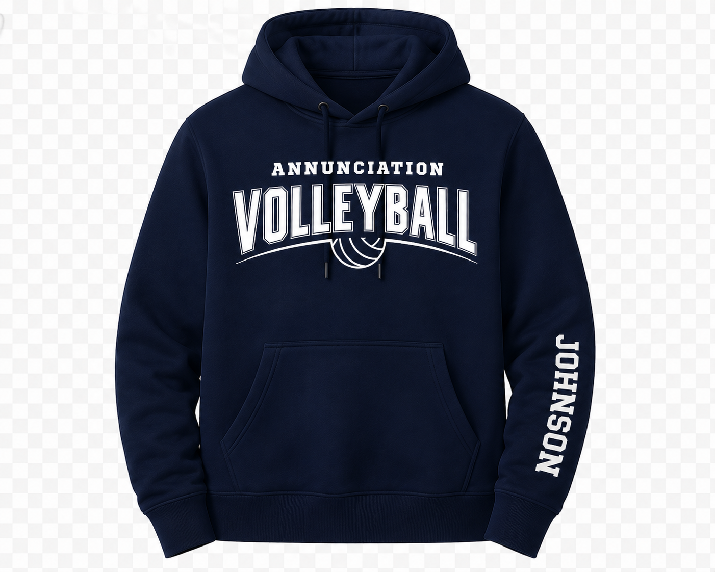 Adult Hoodie Volleyball