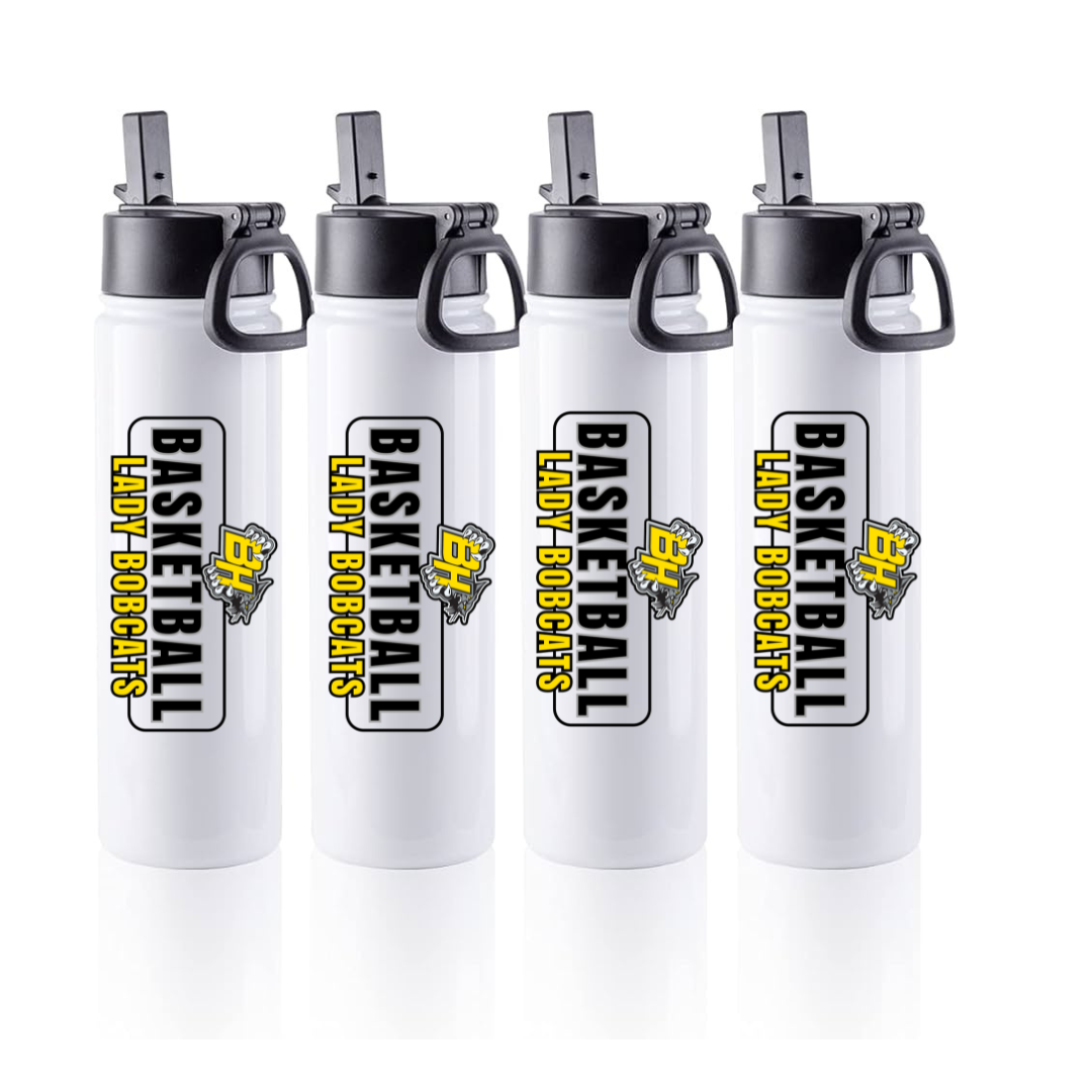 Personalized Girls Basketball Water Bottle