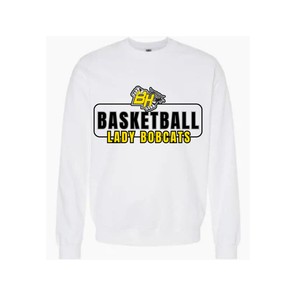 BHA Lady Bobcats Basketball Youth Crewnecks