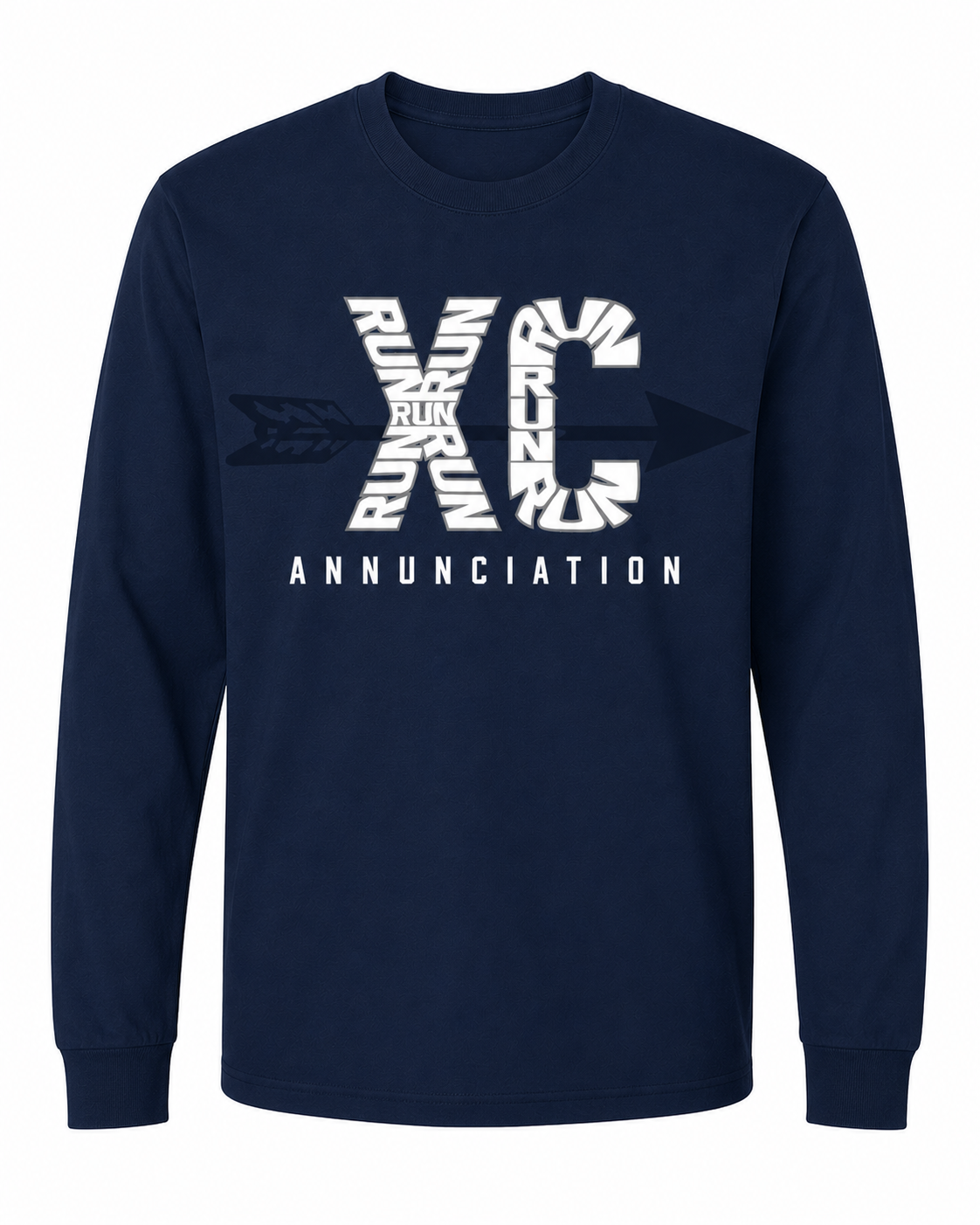 Adult Long Sleeve T-Shirt Cross Country