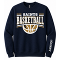 Adult Crewneck Sweatshirt Basketball