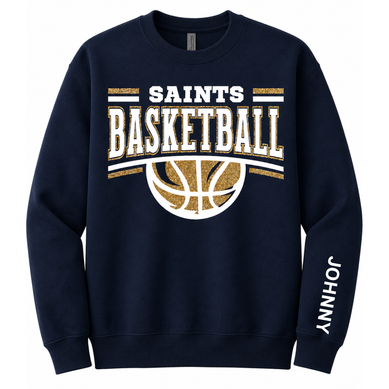 Adult Crewneck Sweatshirt Basketball