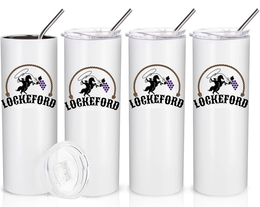 Lockeford Tumblers with Lid and Straw