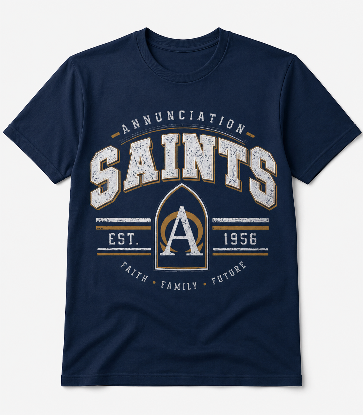 Youth Unisex Crewneck T-Shirt (Saints)
