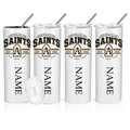 Name Tumbler with School Logo