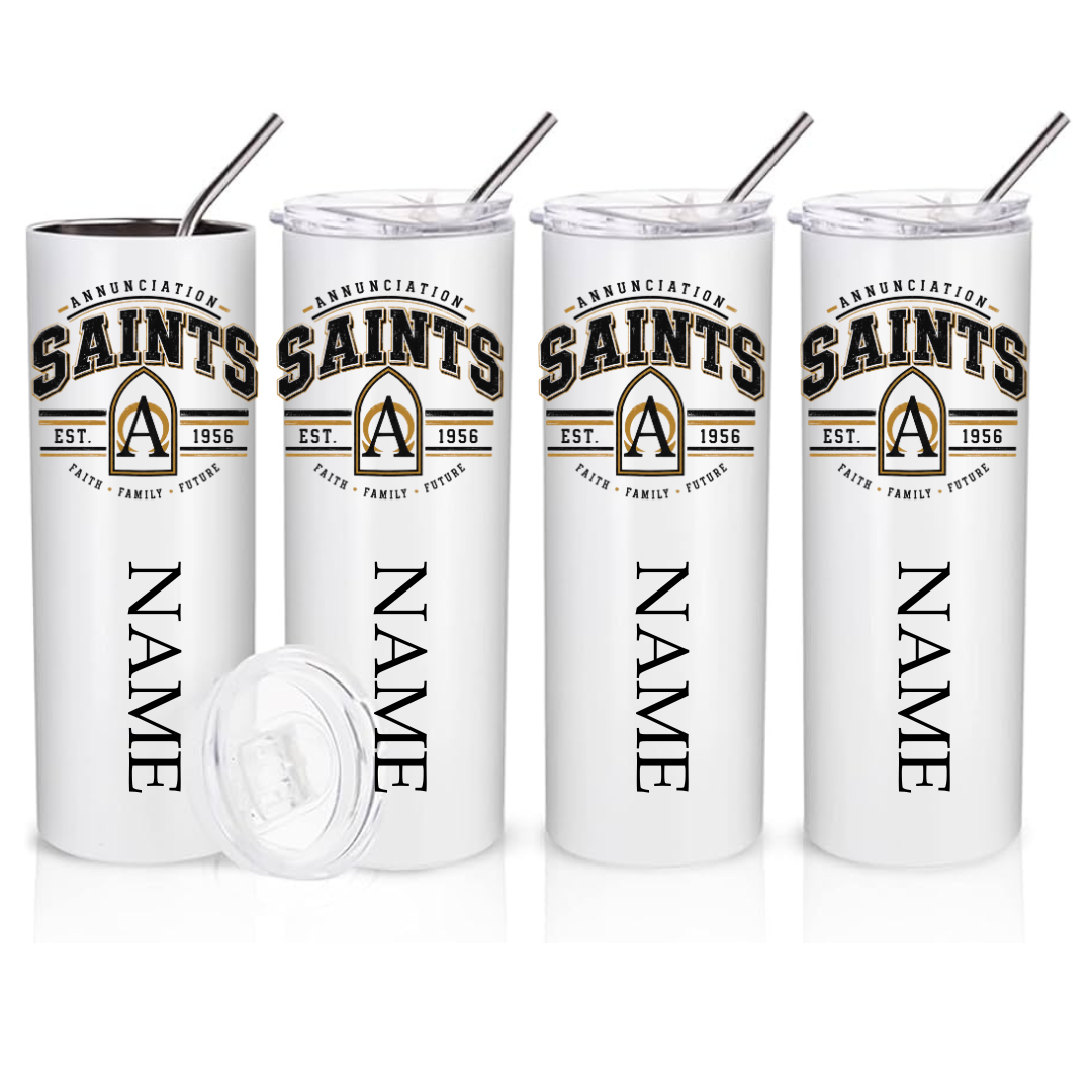Name Tumbler with School Logo