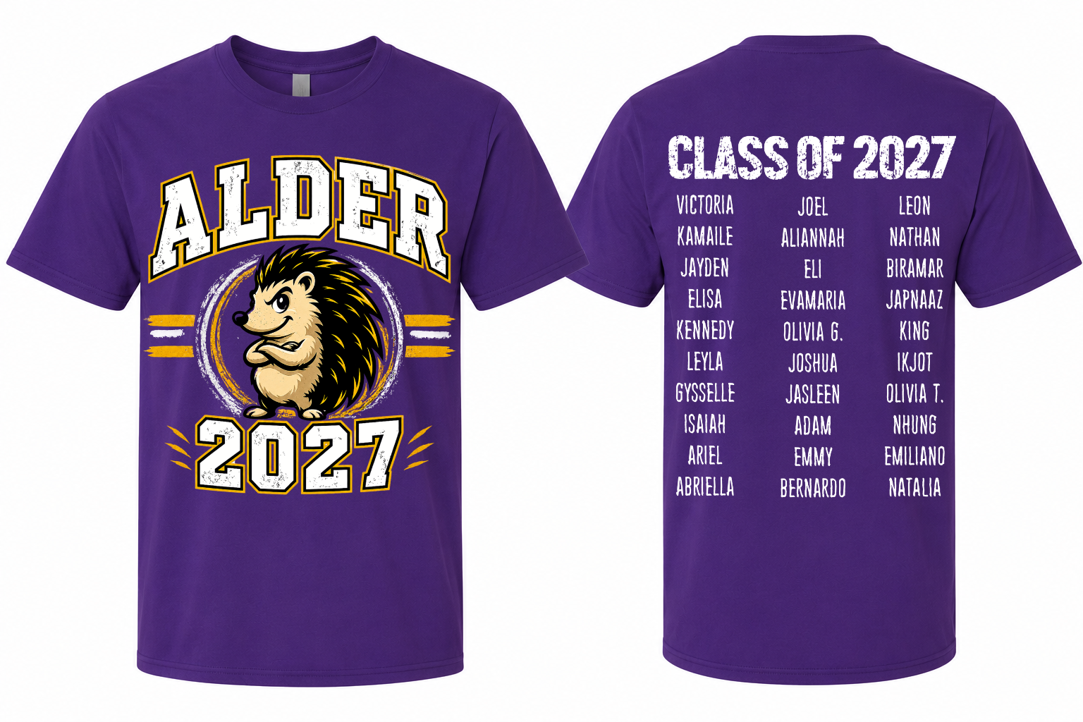 Alder Youth Purple TShirt