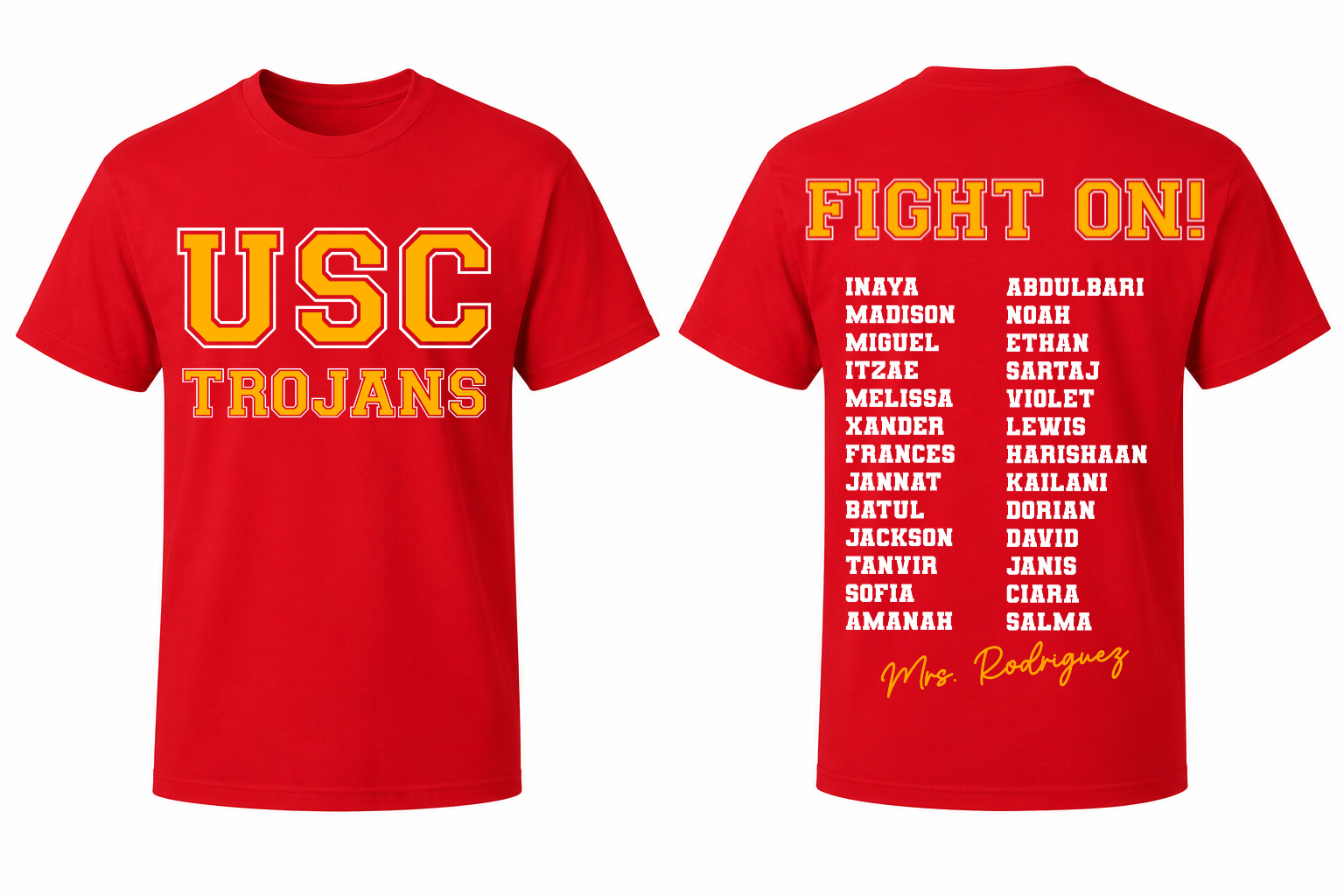 Trojans Youth Red TShirt