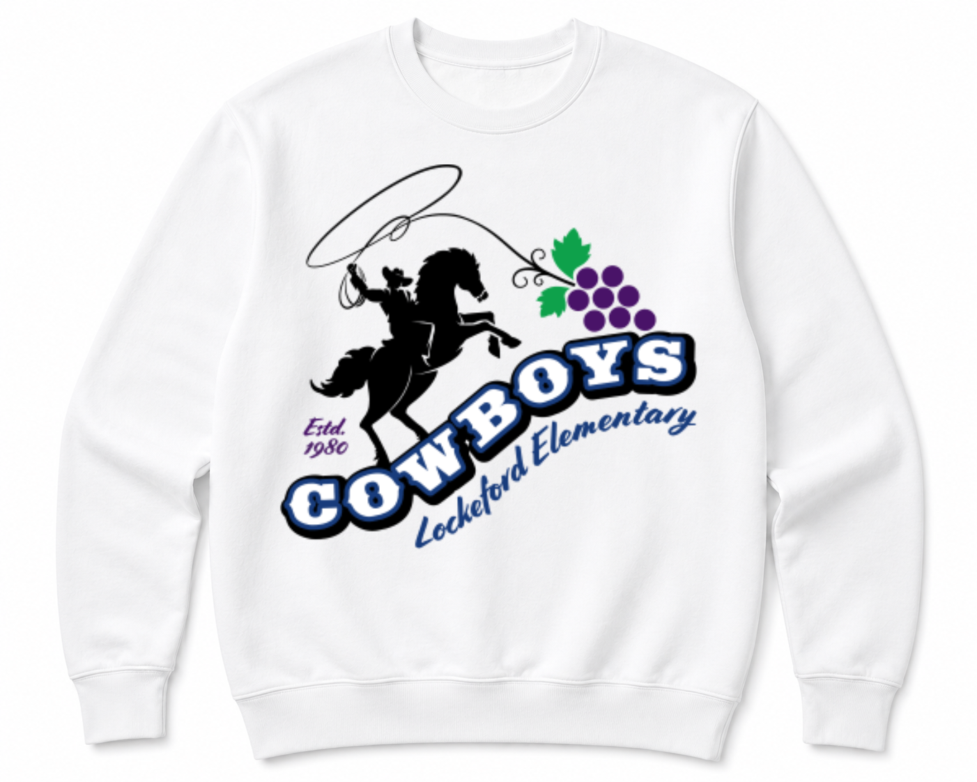 Lockeford Crewneck Sweatshirt Original Logo