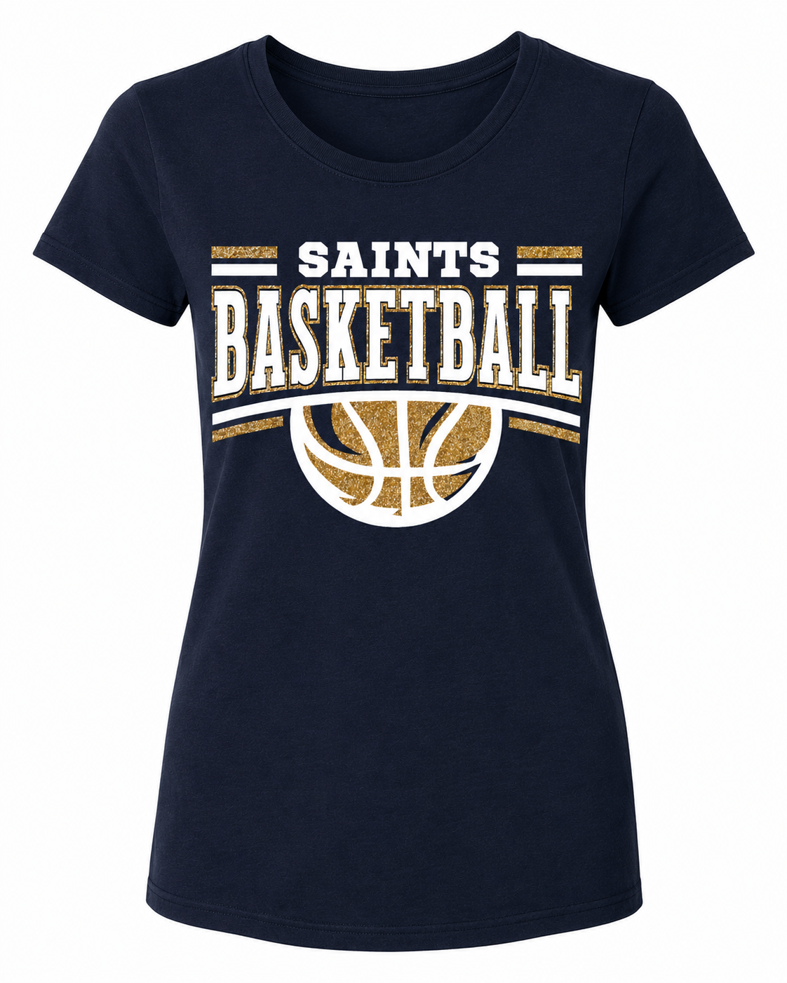 Girls Crewneck T-Shirt Basketball
