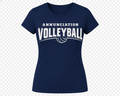 Womens Crewneck T-Shirt Volleyball